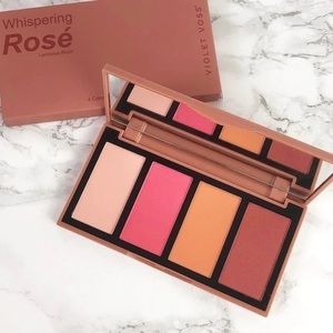 Violet Voss Whispering Rose Face Palette 3 Blush & 1 Highlighter! 16g *BNIB
